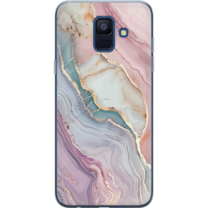 Mobilcover til Samsung Galaxy A6 (2018) med Marmor motiv i gruppen SMARTPHONES & TABLETS / Mobil Beskyttelse / Samsung hos TP E-commerce Nordic AB (A60006)