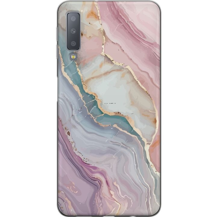 Mobilcover til Samsung Galaxy A7 (2018) med Marmor motiv i gruppen SMARTPHONES & TABLETS / Mobil Beskyttelse / Samsung hos TP E-commerce Nordic AB (A60222)