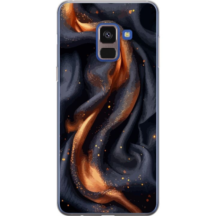 Mobilcover til Samsung Galaxy A8 (2018) med Brandigt silke motiv i gruppen SMARTPHONES & TABLETS / Mobil Beskyttelse / Samsung hos TP E-commerce Nordic AB (A60309)