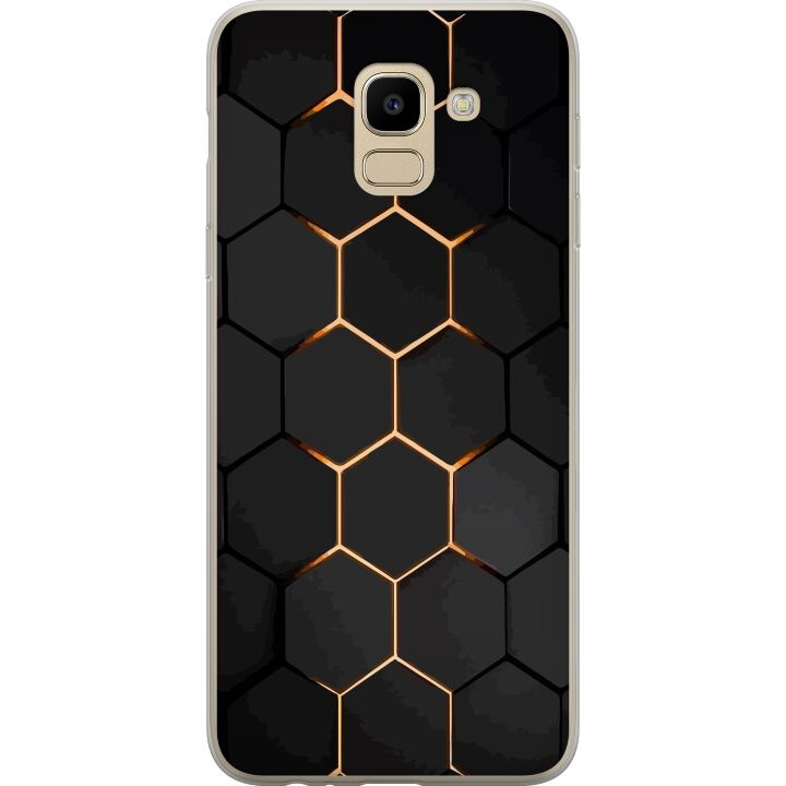 Mobilcover til Samsung Galaxy J6 med Luksuriøst Mønster motiv i gruppen SMARTPHONES & TABLETS / Mobil Beskyttelse / Samsung hos TP E-commerce Nordic AB (A60495)