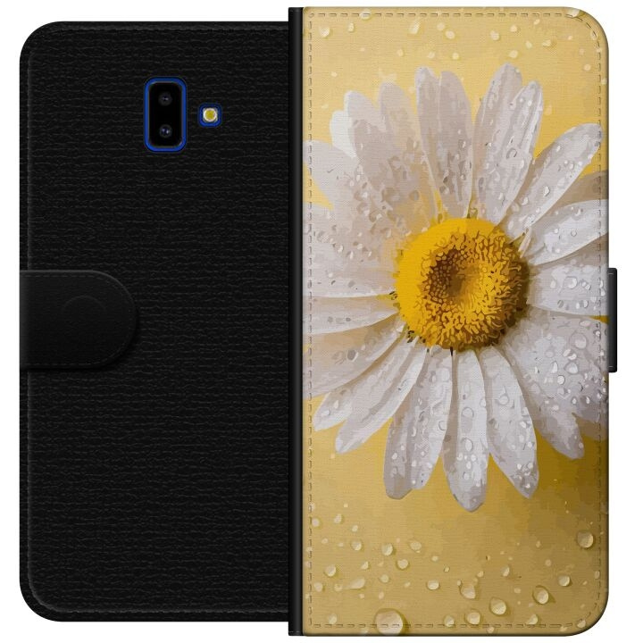 Tegnebogsetui til Samsung Galaxy J6+ med Porcelænsblomst motiv i gruppen SMARTPHONES & TABLETS / Mobil Beskyttelse / Samsung hos TP E-commerce Nordic AB (A60497)