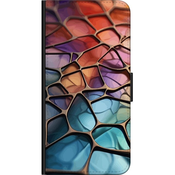 Tegnebogsetui til Samsung Galaxy Note10 Lite med Metallict mønster motiv i gruppen SMARTPHONES & TABLETS / Mobil Beskyttelse / Samsung hos TP E-commerce Nordic AB (A60561)