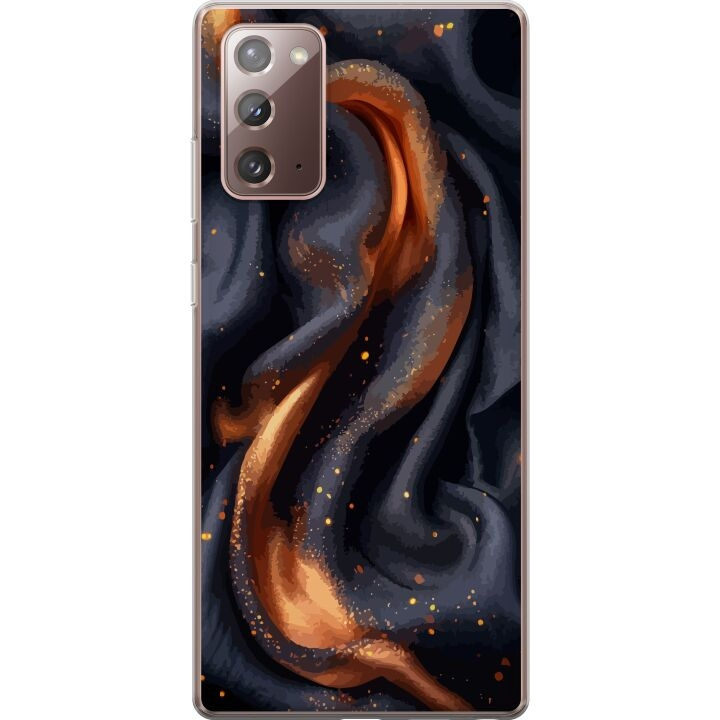 Mobilcover til Samsung Galaxy Note20 med Brandigt silke motiv i gruppen SMARTPHONES & TABLETS / Mobil Beskyttelse / Samsung hos TP E-commerce Nordic AB (A60660)