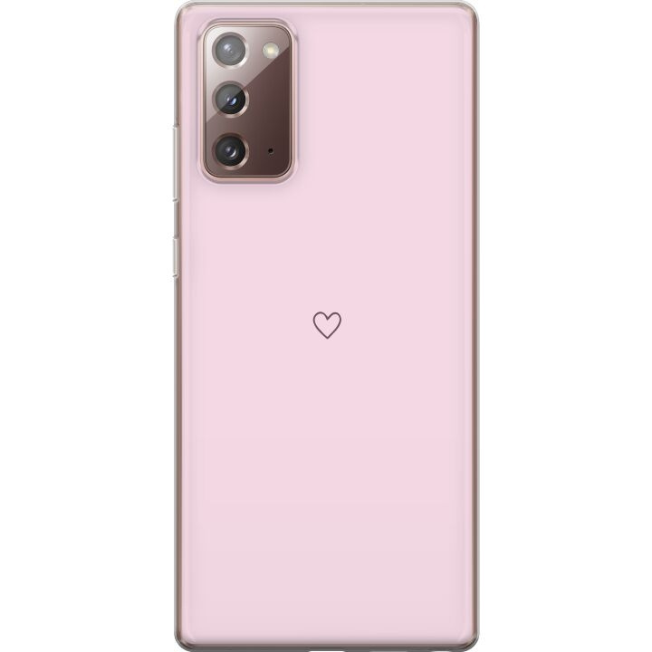 Mobilcover til Samsung Galaxy Note20 med Hjerte motiv i gruppen SMARTPHONES & TABLETS / Mobil Beskyttelse / Samsung hos TP E-commerce Nordic AB (A60678)