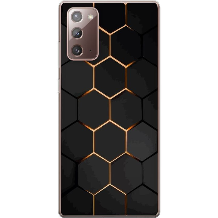 Mobilcover til Samsung Galaxy Note20 med Luksuriøst Mønster motiv i gruppen SMARTPHONES & TABLETS / Mobil Beskyttelse / Samsung hos TP E-commerce Nordic AB (A60684)
