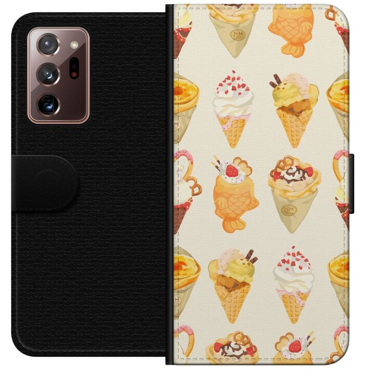 Tegnebogsetui til Samsung Galaxy Note20 Ultra med Glasagtigt motiv i gruppen SMARTPHONES & TABLETS / Mobil Beskyttelse / Samsung hos TP E-commerce Nordic AB (A60697)