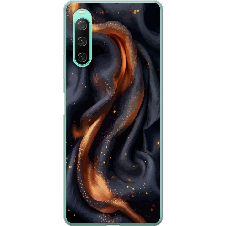 Mobilcover til Sony Xperia 10 IV med Brandigt silke motiv i gruppen SMARTPHONES & TABLETS / Mobil Beskyttelse / Sony hos TP E-commerce Nordic AB (A61011)