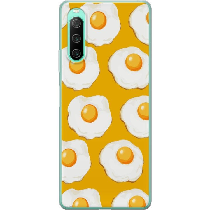 Mobilcover til Sony Xperia 10 IV med Stegt æg motiv i gruppen SMARTPHONES & TABLETS / Mobil Beskyttelse / Sony hos TP E-commerce Nordic AB (A61012)
