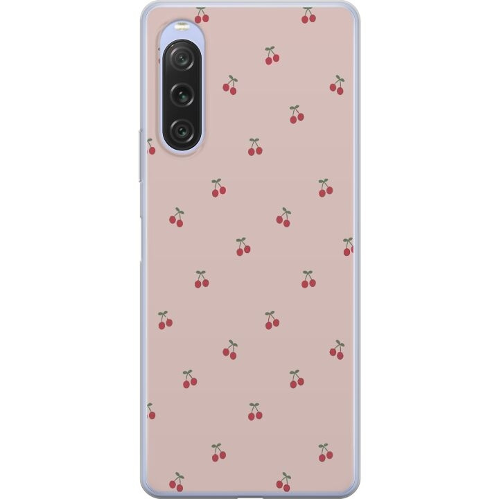 Mobilcover til Sony Xperia 10 V med Kirsebær motiv i gruppen SMARTPHONES & TABLETS / Mobil Beskyttelse / Sony hos TP E-commerce Nordic AB (A61071)