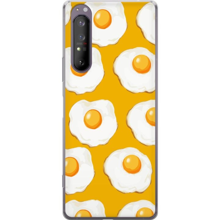Mobilcover til Sony Xperia 1 II med Stegt æg motiv i gruppen SMARTPHONES & TABLETS / Mobil Beskyttelse / Sony hos TP E-commerce Nordic AB (A61147)