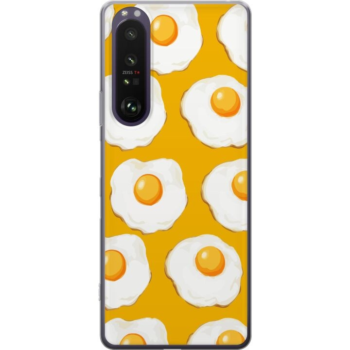 Mobilcover til Sony Xperia 1 III med Stegt æg motiv i gruppen SMARTPHONES & TABLETS / Mobil Beskyttelse / Sony hos TP E-commerce Nordic AB (A61201)