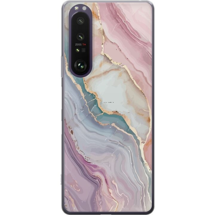 Mobilcover til Sony Xperia 1 III med Marmor motiv i gruppen SMARTPHONES & TABLETS / Mobil Beskyttelse / Sony hos TP E-commerce Nordic AB (A61221)