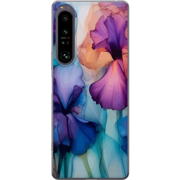 Mobilcover til Sony Xperia 1 IV med Magiske blomster motiv i gruppen SMARTPHONES & TABLETS / Mobil Beskyttelse / Sony hos TP E-commerce Nordic AB (A61256)