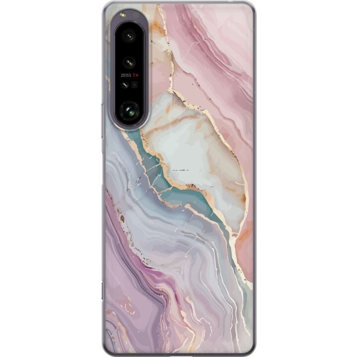 Mobilcover til Sony Xperia 1 IV med Marmor motiv i gruppen SMARTPHONES & TABLETS / Mobil Beskyttelse / Sony hos TP E-commerce Nordic AB (A61275)