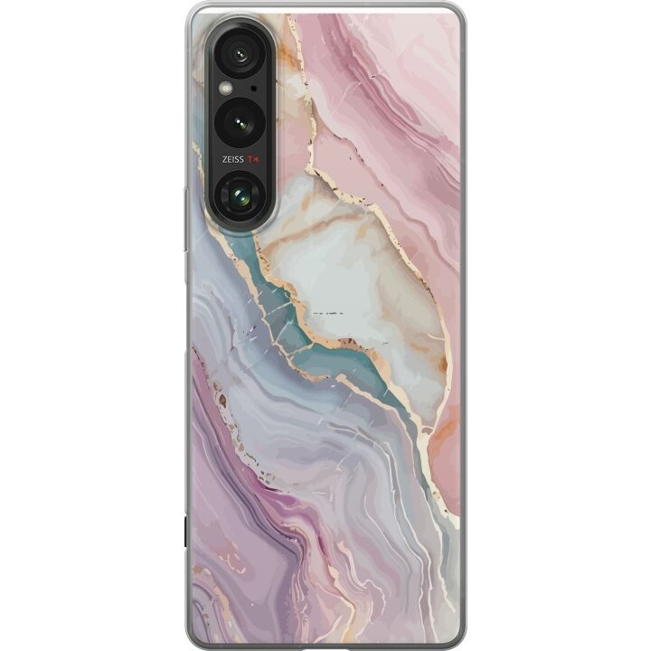 Mobilcover til Sony Xperia 1 V med Marmor motiv i gruppen SMARTPHONES & TABLETS / Mobil Beskyttelse / Sony hos TP E-commerce Nordic AB (A61329)