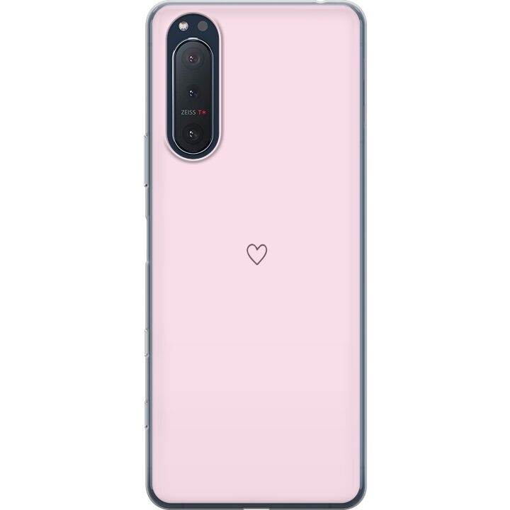 Mobilcover til Sony Xperia 5 II med Hjerte motiv i gruppen SMARTPHONES & TABLETS / Mobil Beskyttelse / Sony hos TP E-commerce Nordic AB (A61407)