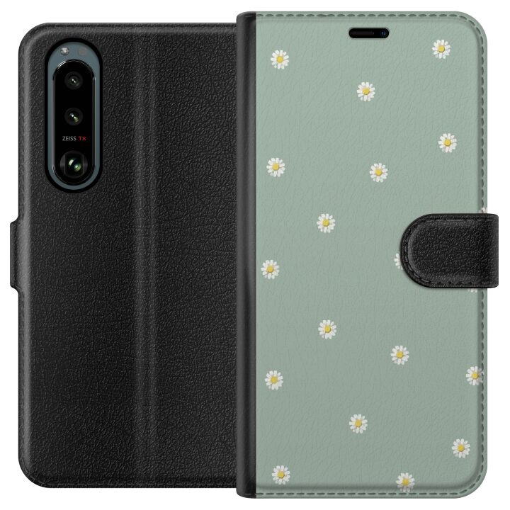 Tegnebogsetui til Sony Xperia 5 III med Præstekrave motiv i gruppen SMARTPHONES & TABLETS / Mobil Beskyttelse / Sony hos TP E-commerce Nordic AB (A61419)