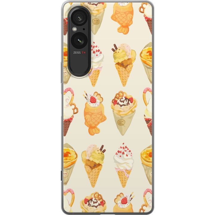 Mobilcover til Sony Xperia 5 V med Glasagtigt motiv i gruppen SMARTPHONES & TABLETS / Mobil Beskyttelse / Sony hos TP E-commerce Nordic AB (A61561)