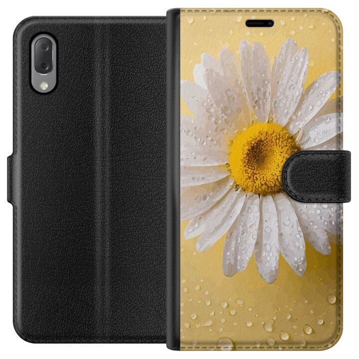 Tegnebogsetui til Sony Xperia L3 med Porcelænsblomst motiv i gruppen SMARTPHONES & TABLETS / Mobil Beskyttelse / Sony hos TP E-commerce Nordic AB (A61604)