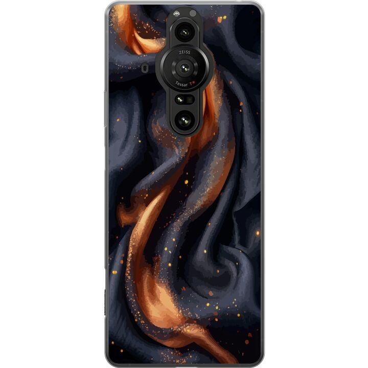 Mobilcover til Sony Xperia Pro-I med Brandigt silke motiv i gruppen SMARTPHONES & TABLETS / Mobil Beskyttelse / Sony hos TP E-commerce Nordic AB (A61686)
