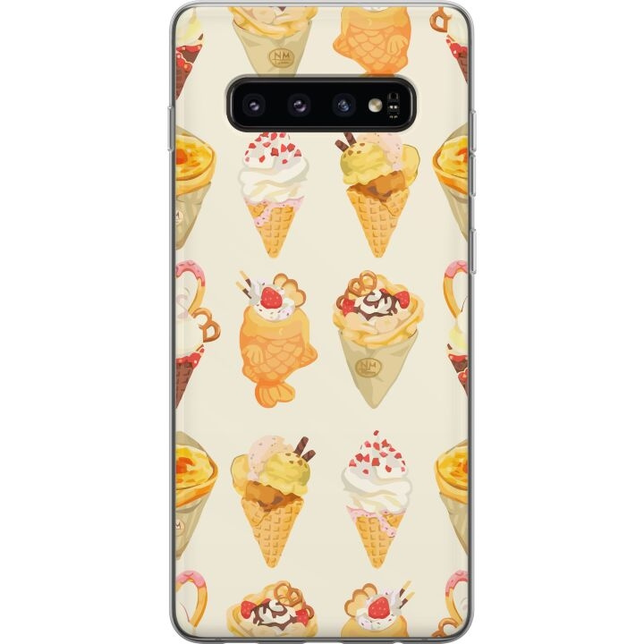 Mobilcover til Samsung Galaxy S10 med Glasagtigt motiv i gruppen SMARTPHONES & TABLETS / Mobil Beskyttelse / Samsung hos TP E-commerce Nordic AB (A61858)
