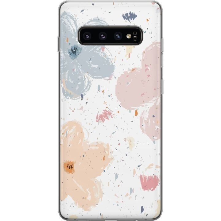 Mobilcover til Samsung Galaxy S10 med Blomster motiv i gruppen SMARTPHONES & TABLETS / Mobil Beskyttelse / Samsung hos TP E-commerce Nordic AB (A61859)