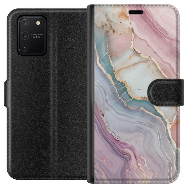 Tegnebogsetui til Samsung Galaxy S10 Lite med Marmor motiv i gruppen SMARTPHONES & TABLETS / Mobil Beskyttelse / Samsung hos TP E-commerce Nordic AB (A61950)