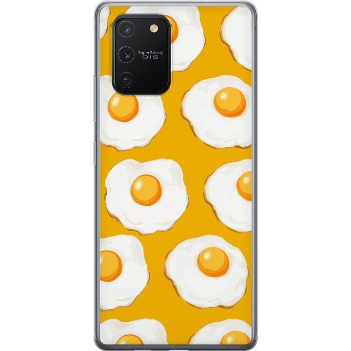 Mobilcover til Samsung Galaxy S10 Lite med Stegt æg motiv i gruppen SMARTPHONES & TABLETS / Mobil Beskyttelse / Samsung hos TP E-commerce Nordic AB (A61957)