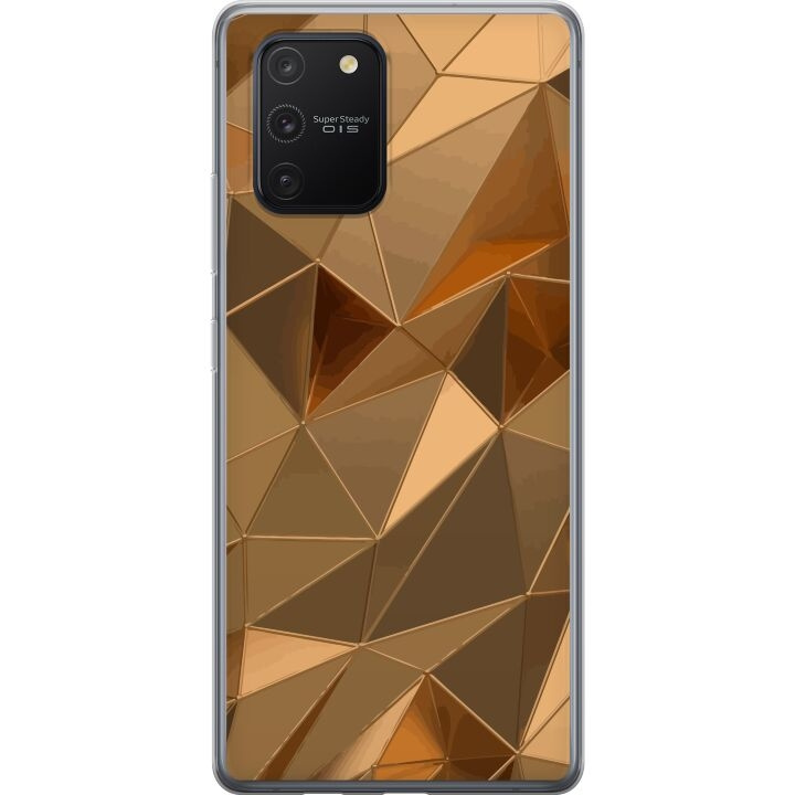 Mobilcover til Samsung Galaxy S10 Lite med 3D Guld motiv i gruppen SMARTPHONES & TABLETS / Mobil Beskyttelse / Samsung hos TP E-commerce Nordic AB (A61979)
