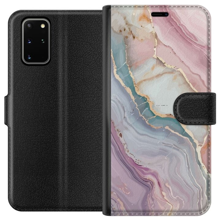 Tegnebogsetui til Samsung Galaxy S20+ med Marmor motiv i gruppen SMARTPHONES & TABLETS / Mobil Beskyttelse / Samsung hos TP E-commerce Nordic AB (A62166)