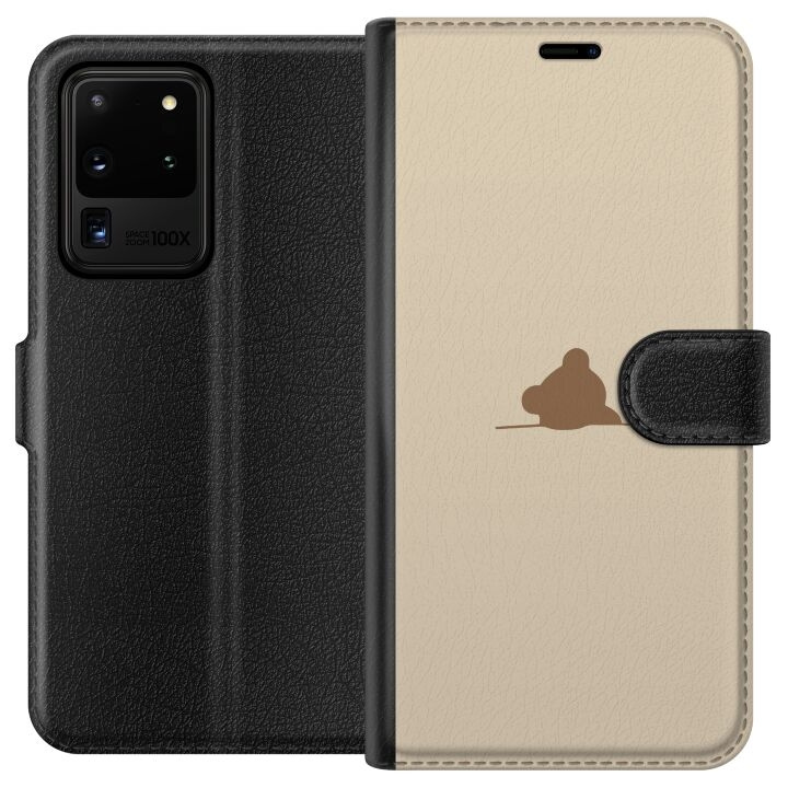 Tegnebogsetui til Samsung Galaxy S20 Ultra med Nalle motiv i gruppen SMARTPHONES & TABLETS / Mobil Beskyttelse / Samsung hos TP E-commerce Nordic AB (A62218)