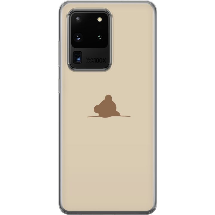 Mobilcover til Samsung Galaxy S20 Ultra med Nalle motiv i gruppen SMARTPHONES & TABLETS / Mobil Beskyttelse / Samsung hos TP E-commerce Nordic AB (A62245)