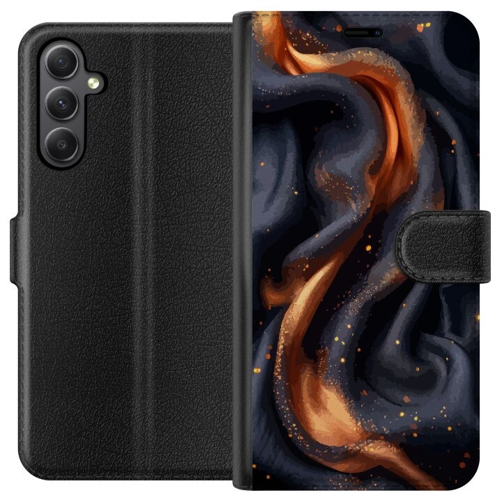 Tegnebogsetui til Samsung Galaxy S23 FE med Brandigt silke motiv i gruppen SMARTPHONES & TABLETS / Mobil Beskyttelse / Samsung hos TP E-commerce Nordic AB (A62685)