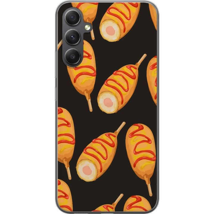 Mobilcover til Samsung Galaxy S23 FE med Kyllingedrumstick motiv i gruppen SMARTPHONES & TABLETS / Mobil Beskyttelse / Samsung hos TP E-commerce Nordic AB (A62720)