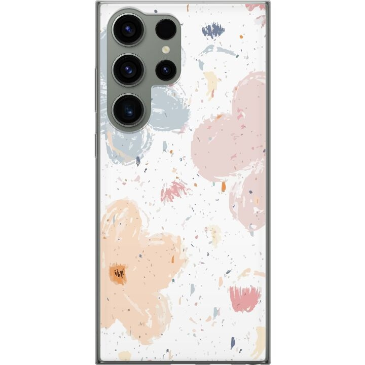 Mobilcover til Samsung Galaxy S23 Ultra med Blomster motiv i gruppen SMARTPHONES & TABLETS / Mobil Beskyttelse / Samsung hos TP E-commerce Nordic AB (A62831)