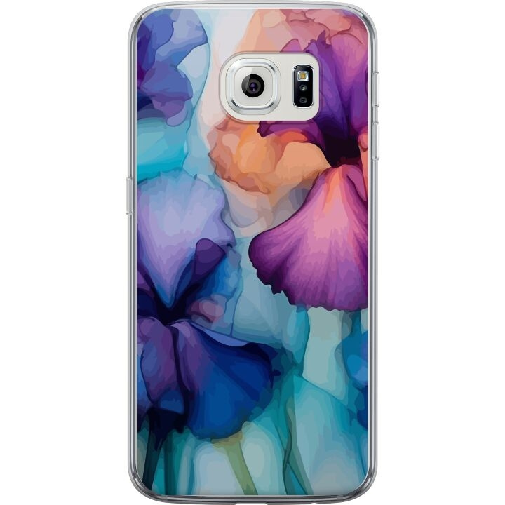 Mobilcover til Samsung Galaxy S6 edge med Magiske blomster motiv i gruppen SMARTPHONES & TABLETS / Mobil Beskyttelse / Samsung hos TP E-commerce Nordic AB (A63038)