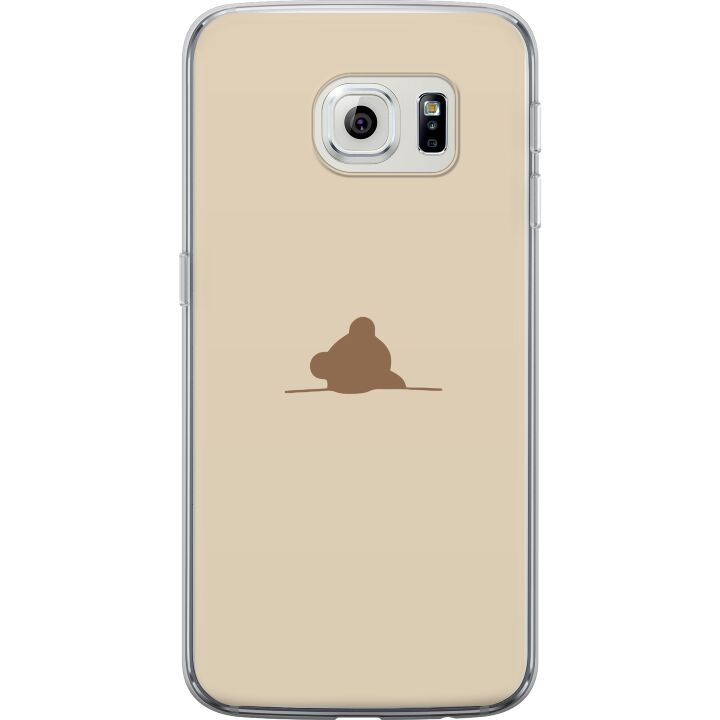 Mobilcover til Samsung Galaxy S6 edge med Nalle motiv i gruppen SMARTPHONES & TABLETS / Mobil Beskyttelse / Samsung hos TP E-commerce Nordic AB (A63055)