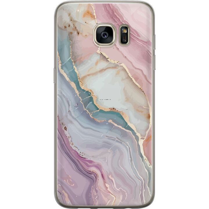 Mobilcover til Samsung Galaxy S7 edge med Marmor motiv i gruppen SMARTPHONES & TABLETS / Mobil Beskyttelse / Samsung hos TP E-commerce Nordic AB (A63138)