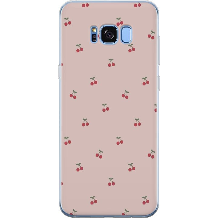 Mobilcover til Samsung Galaxy S8 med Kirsebær motiv i gruppen SMARTPHONES & TABLETS / Mobil Beskyttelse / Samsung hos TP E-commerce Nordic AB (A63177)