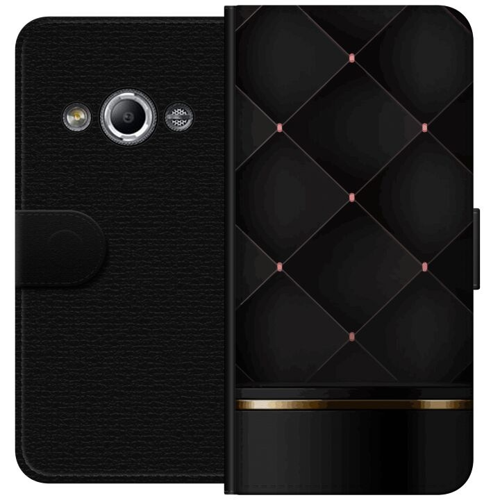 Tegnebogsetui til Samsung Galaxy Xcover 3 med Luksuslinje motiv i gruppen SMARTPHONES & TABLETS / Mobil Beskyttelse / Samsung hos TP E-commerce Nordic AB (A63347)