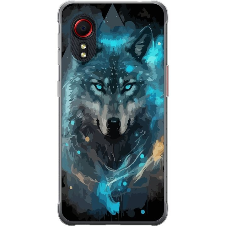 Mobilcover til Samsung Galaxy Xcover 5 med Ulve motiv i gruppen SMARTPHONES & TABLETS / Mobil Beskyttelse / Samsung hos TP E-commerce Nordic AB (A63445)