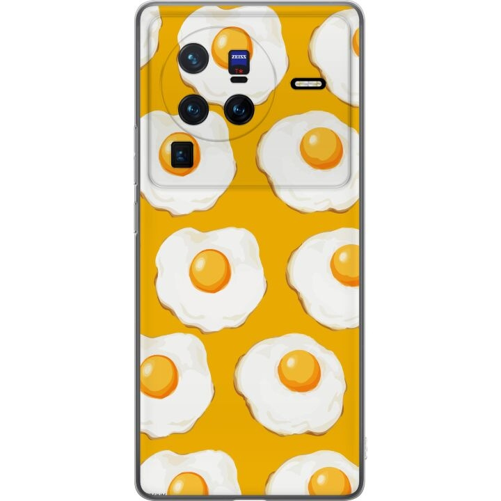 Mobilcover til vivo X80 Pro med Stegt æg motiv i gruppen SMARTPHONES & TABLETS / Mobil Beskyttelse / vivo hos TP E-commerce Nordic AB (A63685)