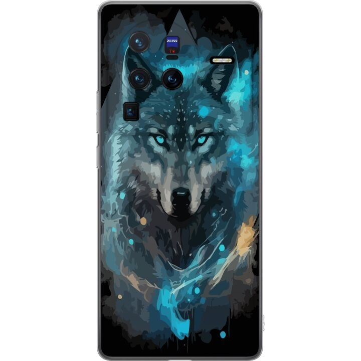 Mobilcover til vivo X80 Pro med Ulve motiv i gruppen SMARTPHONES & TABLETS / Mobil Beskyttelse / vivo hos TP E-commerce Nordic AB (A63688)