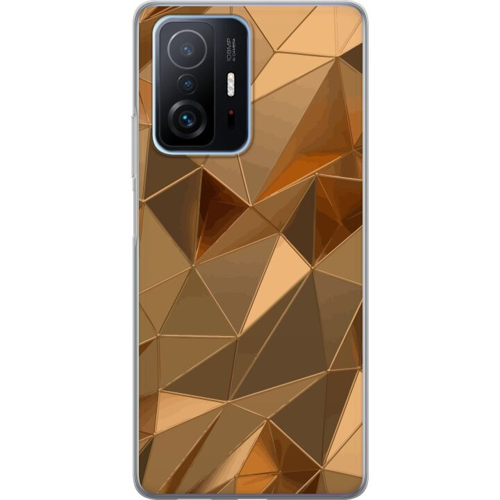 Mobilcover til Xiaomi 11T med 3D Guld motiv i gruppen SMARTPHONES & TABLETS / Mobil Beskyttelse / Xiaomi hos TP E-commerce Nordic AB (A63788)
