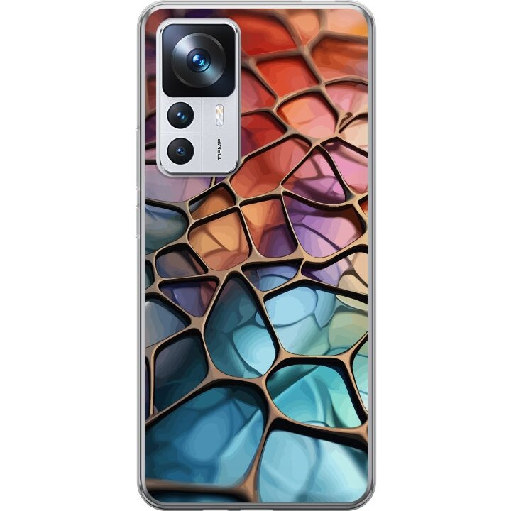 Mobilcover til Xiaomi 12T med Metallict mønster motiv i gruppen SMARTPHONES & TABLETS / Mobil Beskyttelse / Xiaomi hos TP E-commerce Nordic AB (A63990)