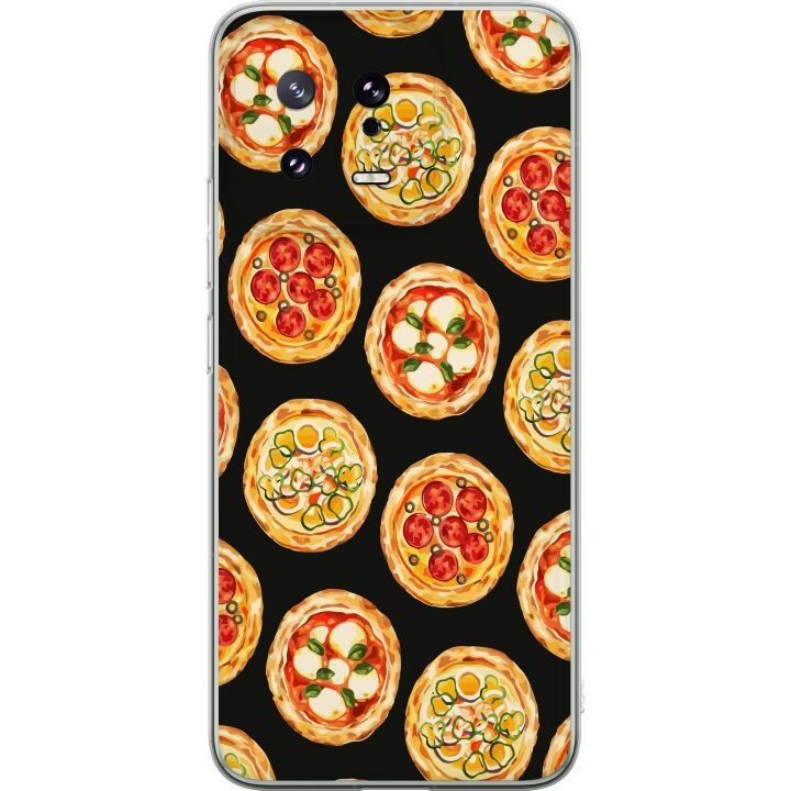 Mobilcover til Xiaomi 13 med Pizza motiv i gruppen SMARTPHONES & TABLETS / Mobil Beskyttelse / Xiaomi hos TP E-commerce Nordic AB (A64101)