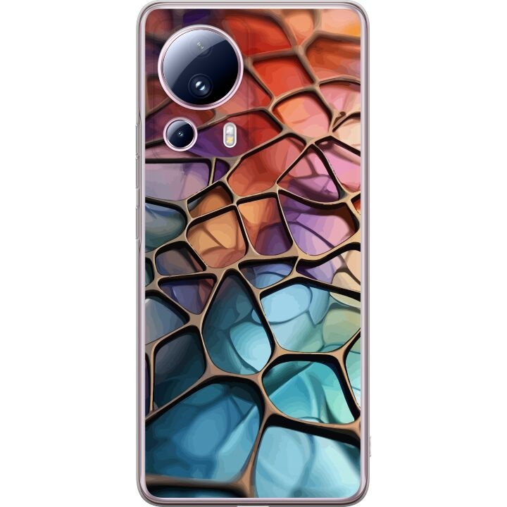 Mobilcover til Xiaomi 13 Lite med Metallict mønster motiv i gruppen SMARTPHONES & TABLETS / Mobil Beskyttelse / Xiaomi hos TP E-commerce Nordic AB (A64152)