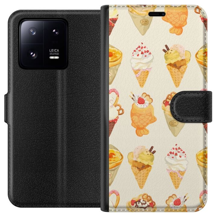 Tegnebogsetui til Xiaomi 13 Pro med Glasagtigt motiv i gruppen SMARTPHONES & TABLETS / Mobil Beskyttelse / Xiaomi hos TP E-commerce Nordic AB (A64180)