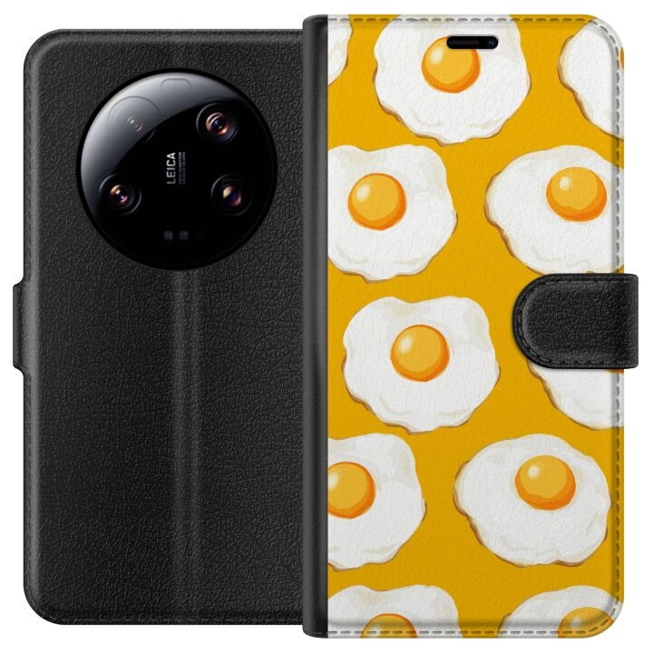 Tegnebogsetui til Xiaomi 13 Ultra med Stegt æg motiv i gruppen SMARTPHONES & TABLETS / Mobil Beskyttelse / Xiaomi hos TP E-commerce Nordic AB (A64279)