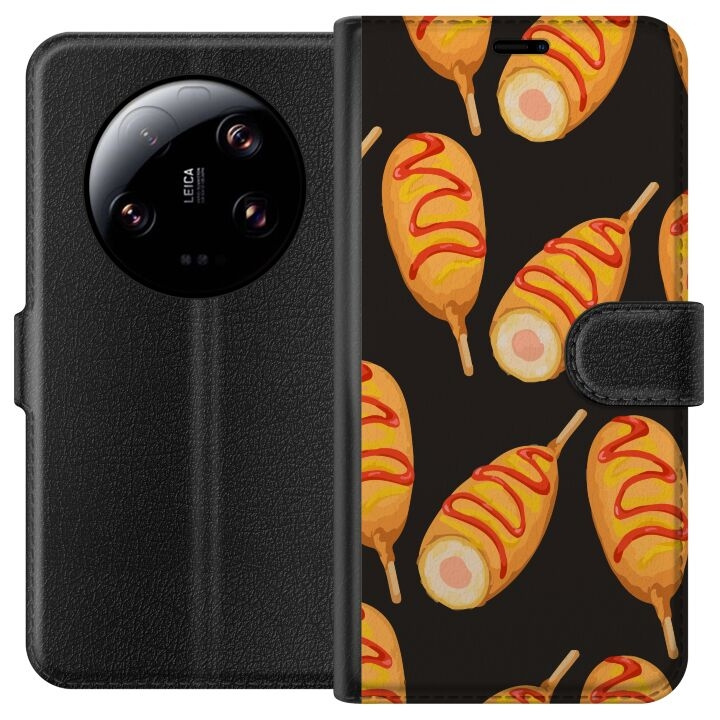 Tegnebogsetui til Xiaomi 13 Ultra med Kyllingedrumstick motiv i gruppen SMARTPHONES & TABLETS / Mobil Beskyttelse / Xiaomi hos TP E-commerce Nordic AB (A64286)